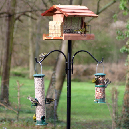 Bird feeder pole plus poteau pour mangeoires pour oiseaux Natures Market -Oisilon.net