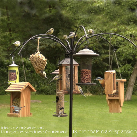 poteau festival pour mangoires pour oiseaux Natures Market -Oisillon.net-