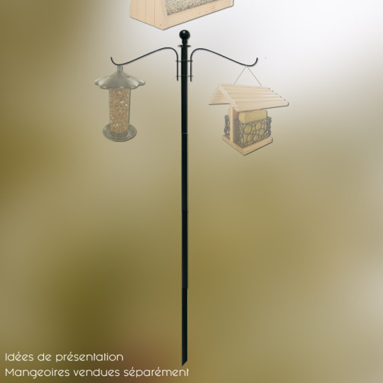 Bird feeder pole plus poteau pour mangeoires pour oiseaux Natures Market -Oisillon.net NM078