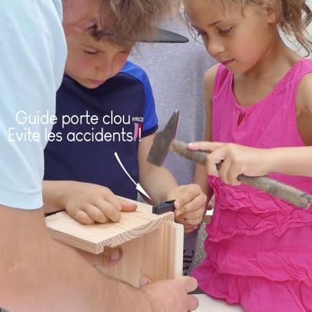 kit premiers pas - fabriqué un nichoir - kit de bricolage pour enfants - fabriqué en France - Natures Market kit premiers pas - fabriqué un nichoir - kit de bricolage pour enfants - fabriqué en France - Natures Market