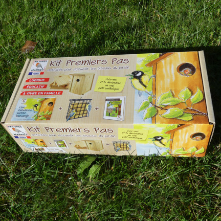 kit premiers pas - fabriqué un nichoir - kit de bricolage pour enfants - fabriqué en France - Natures Market kit premiers pas - fabriqué un nichoir - kit de bricolage pour enfants - fabriqué en France - Natures Market
