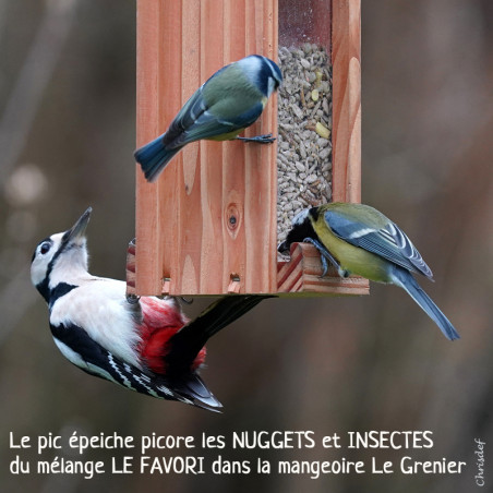 Mangeoire Le Grenier Nature Market Mangeoire oiseaux pour graines