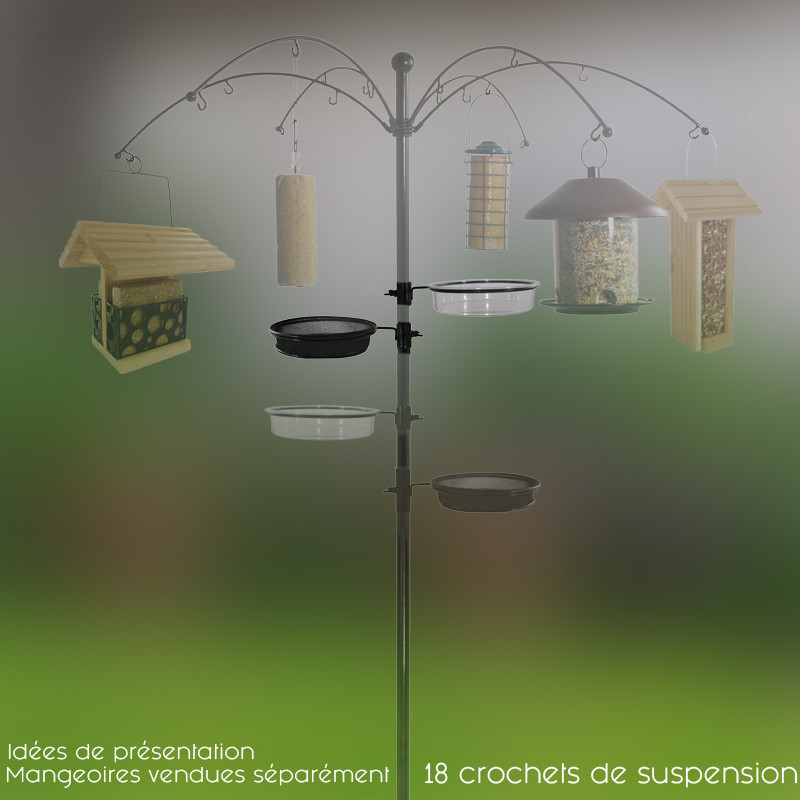 poteau festival pour mangoires pour oiseaux Natures Market -Oisillon.net-