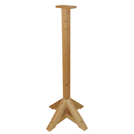 poteau en bois pour mangeoire oiseau, balcon, terrasse, jardin, fabriqué en France, natures market, oisillon.net