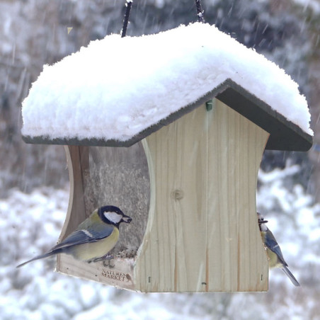 Mangeoire Graineterie pour graines pour oiseaux Natures Market -Oisillon.net- fabriquée en France