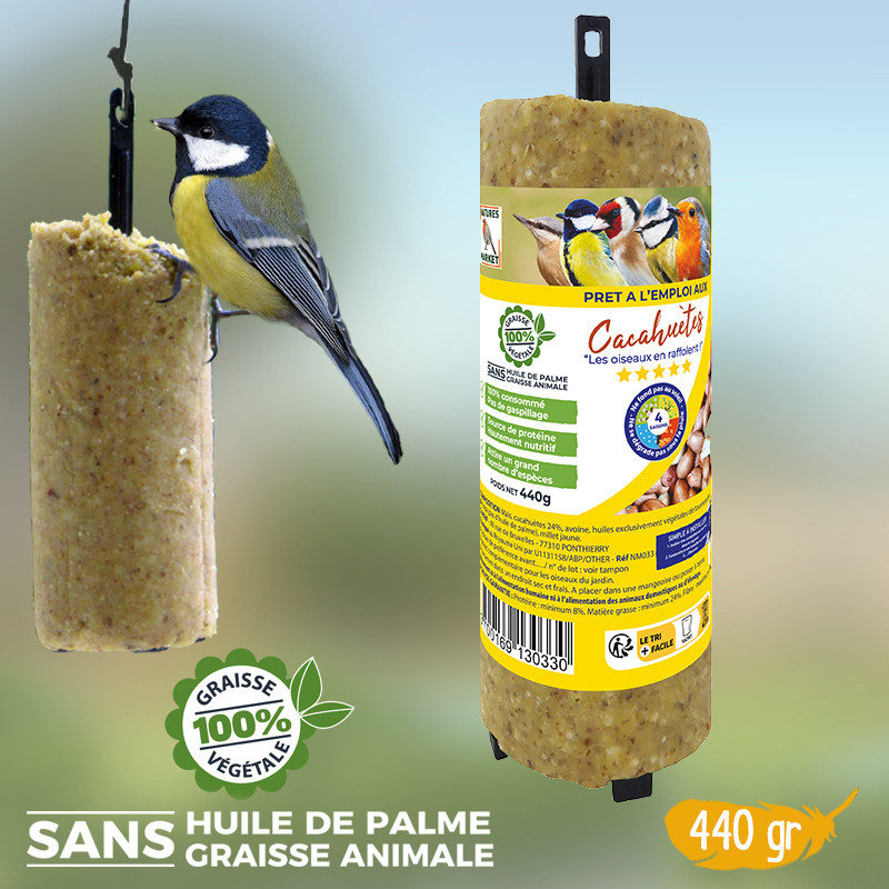 Prêt à l'emploi Graisse Végétale sans huile de palme pour oiseaux Natures Market -Oisillon.net-