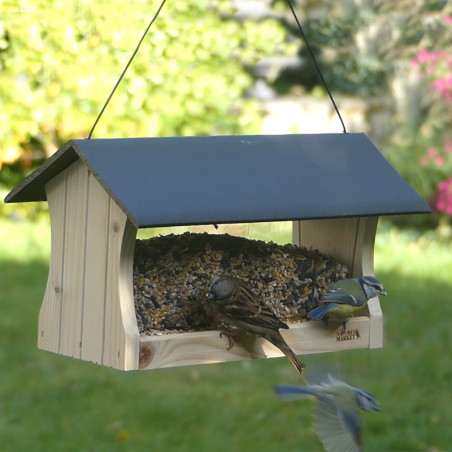 Mangeoire Graineterie pour graines pour oiseaux Natures Market -Oisillon.net- fabriquée en France