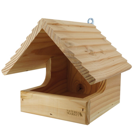 Nichoir semi ouvert pour oiseaux : le Chalet : rouge gorge, merle... Natures Market Fabriqué en France.