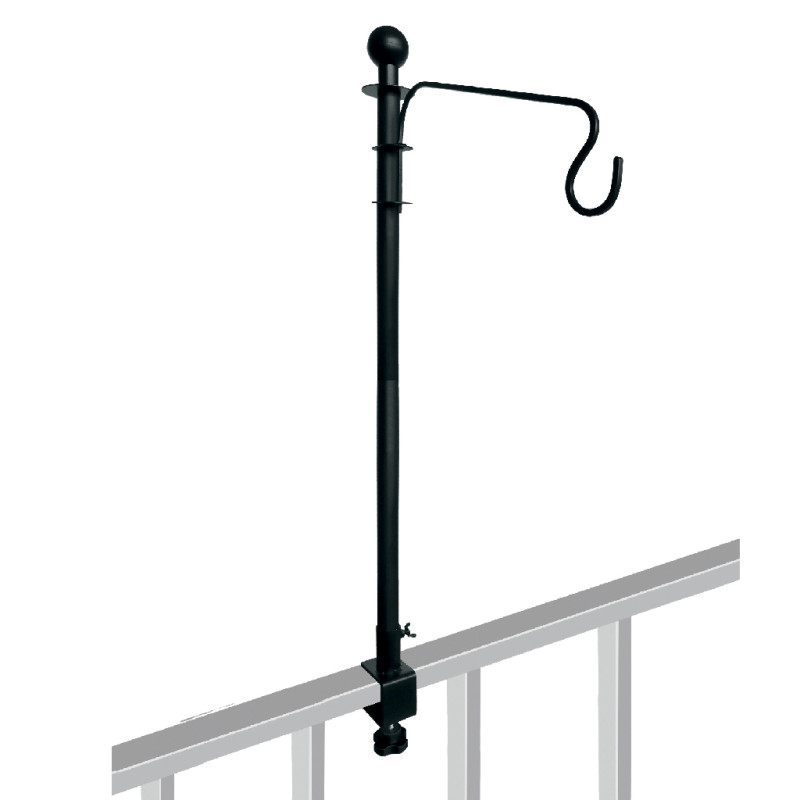 Poteau spécial Balcon à visser pour mangeoire et nichoir. Natures Market Oisillon.net