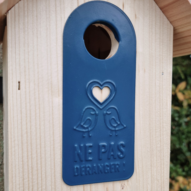 Nichoir ibis pour mésanges bleues, nonettes, huppées et mésanges noires. Fabriqué en France Natures Market Oisillon.net