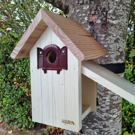 Nichoir COUCOU pour mésanges bleues, nonettes, huppées et mésanges noires. Fabriqué en France Natures Market Oisillon.net