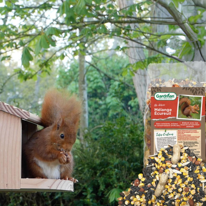 Mélange de graines pour écureuils Natures Market Oisillon.net