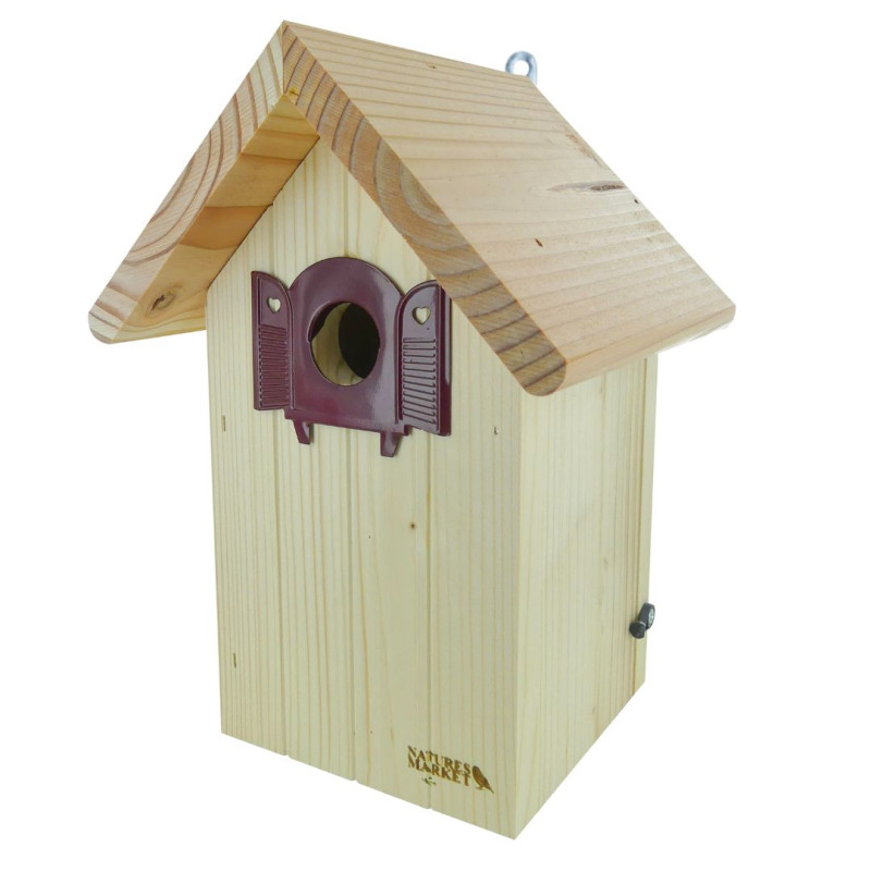 Nichoir COUCOU pour mésanges bleues, nonettes, huppées et mésanges noires. Fabriqué en France Natures Market Oisillon.net