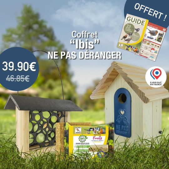 Coffret : IBIS - NE PAS DÉRANGER ! Nature Market Nichoirs Coffret : IBIS - NE PAS DÉRANGER ! Nature Market Nichoirs