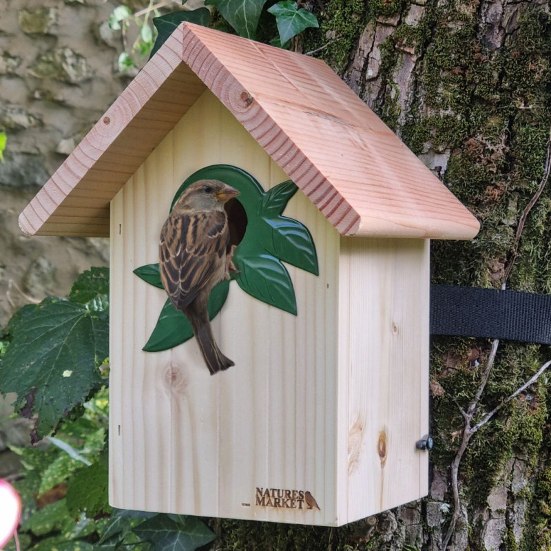 nichoir attrappe reve natures market Oisillon.net pour mésanges charbonnières moineaux