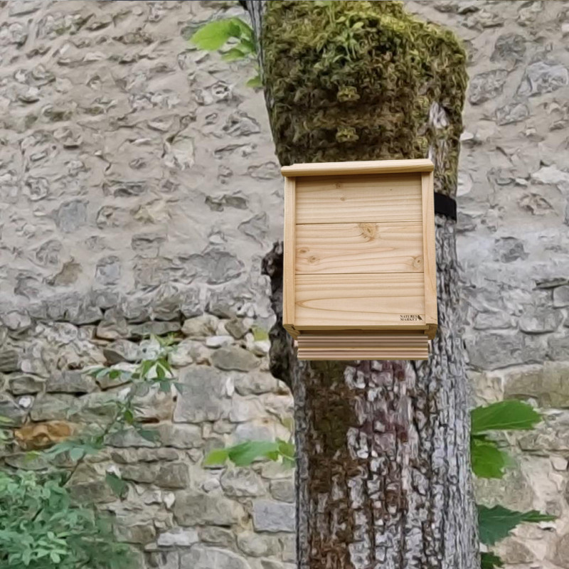 nichoir chauve souris fabriqué en France par Natures Market sur site Oisillon.net NM204