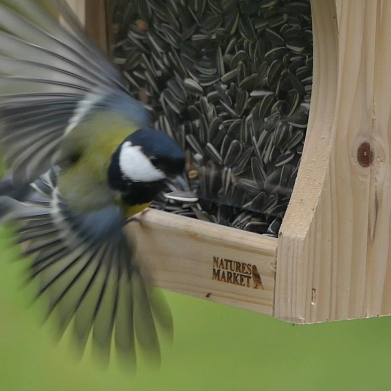 Mangeoire Miam pour oiseaux Natures Market -Oisillon.net- fabriquée en France-brique alimentaire recyclée