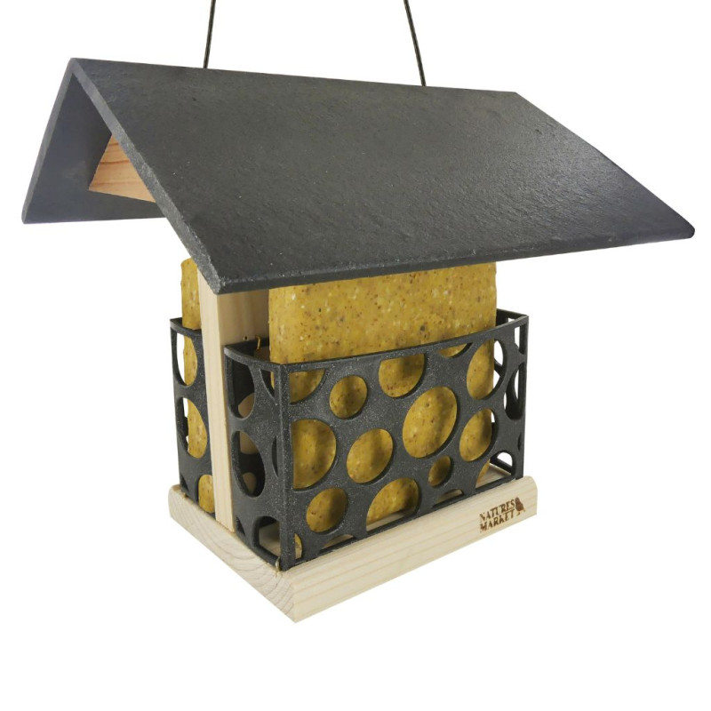 mangeoire bar à graisse végétale Oisillon.net natures market fabriqué en france plastique recyclé écoresponsable