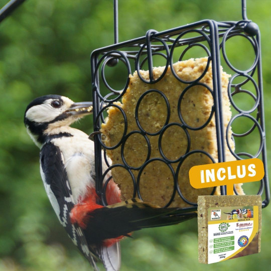 Mangeoire Bulle pour bloc de graisse Natures Market -Oisillon.net-