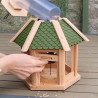 Mangeoire Gazebo Junior recyclée -Toit vert- Nature Market Mangeoires Mangeoire Gazebo Junior recyclée -Toit vert- Nature Market Mangeoires