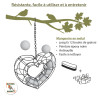 Coeur "Valentine" pour boules de graisse Natures Market -Oisillon.net- Coeur "Valentine" pour boules de graisse Natures Market -Oisillon.net-