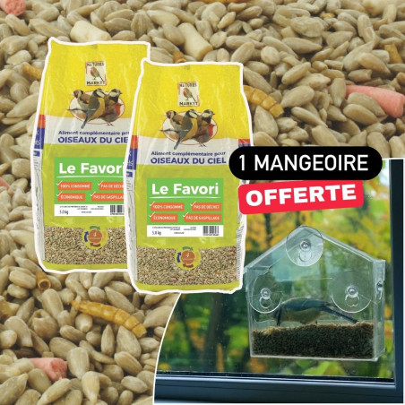 BIRD FRIDAY Le Favori : 1 mangeoire OFFERTE Nature Market Bird Friday ! Par ici...