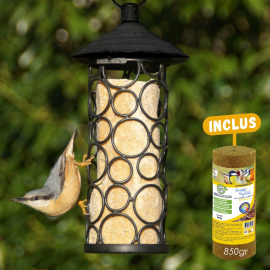 Mangeoire Pétillante pour cylindres de graisse pour oiseaux - sans huile de palme- Natures Market -Oisillon.net-