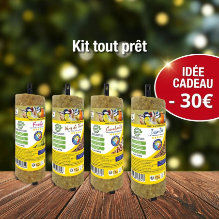 KIT TOUT PRÊT : 4  prêts à l'emploi Nature Market Cadeaux UTILES pour la BIODIVERSITÉ !