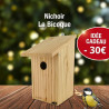 Nichoir Bicoque Ø 34mm Nature Market Cadeaux UTILES pour la BIODIVERSITÉ !