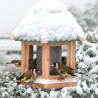 Mangeoire Gazebo Junior recyclée -Toit vert- Nature Market Mangeoires
