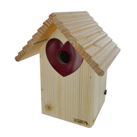 Nichoir Coeur d'Amour Ø 34mm Nature Market Nichoirs