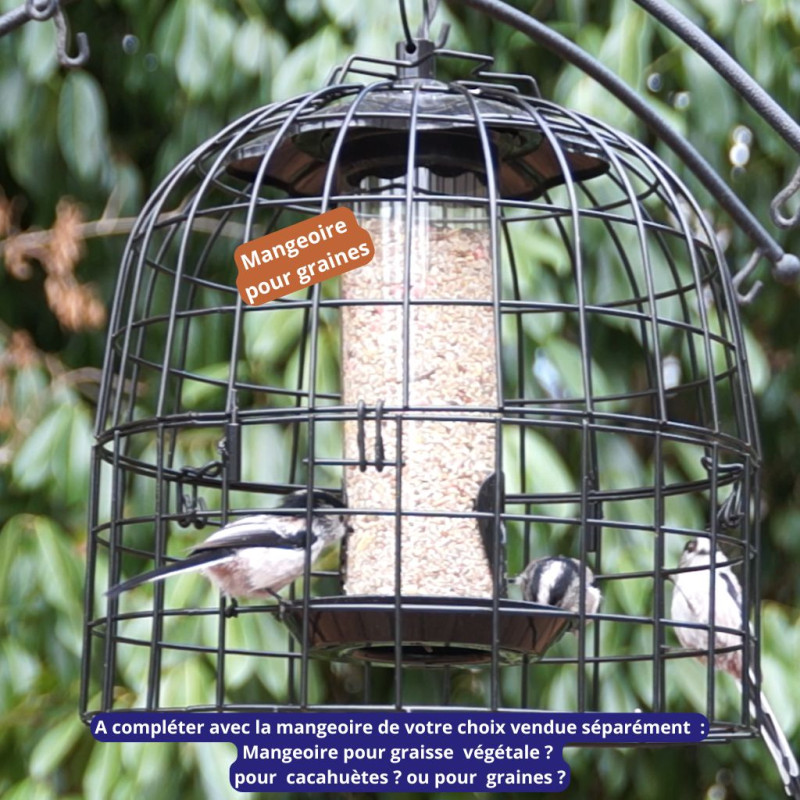 grille anti étourneaux perruches pigeon pie NM213 cage Natures Market Oisillon.net