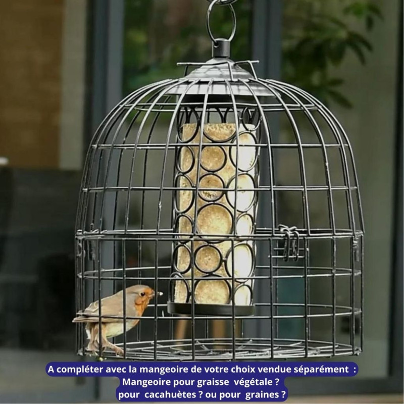 grille anti étourneaux perruches pigeon pie NM213 cage Natures Market Oisillon.net