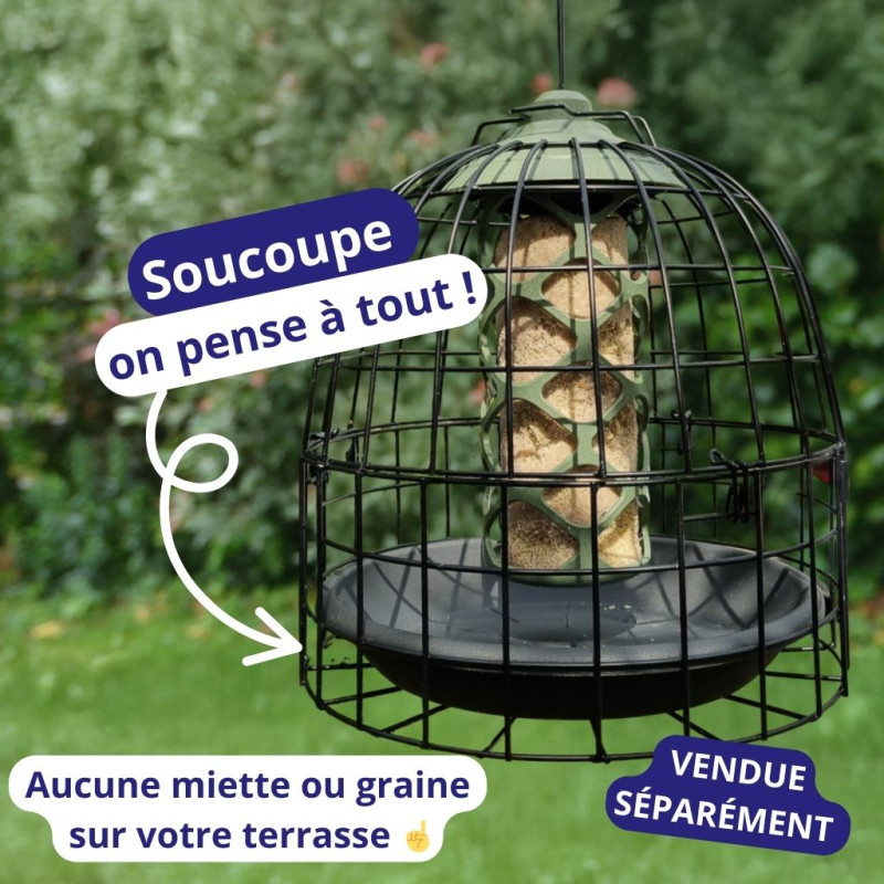 grille anti étourneaux perruches pigeon pie NM213 cage Natures Market Oisillon.net