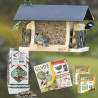 Kit mangeoire Gourmet avec graines et repas. Natures Market -Oisillon.net-