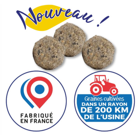 36 BOULES DE GRAISSE végétale SANS huile de palme Nature Market Nourritures