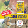 36 BOULES DE GRAISSE végétale SANS huile de palme Nature Market Nourritures
