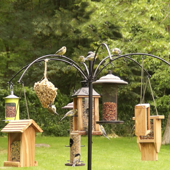 Mangeoire à Oiseaux à Suspendre, Mangeoire Oiseaux Exterieur